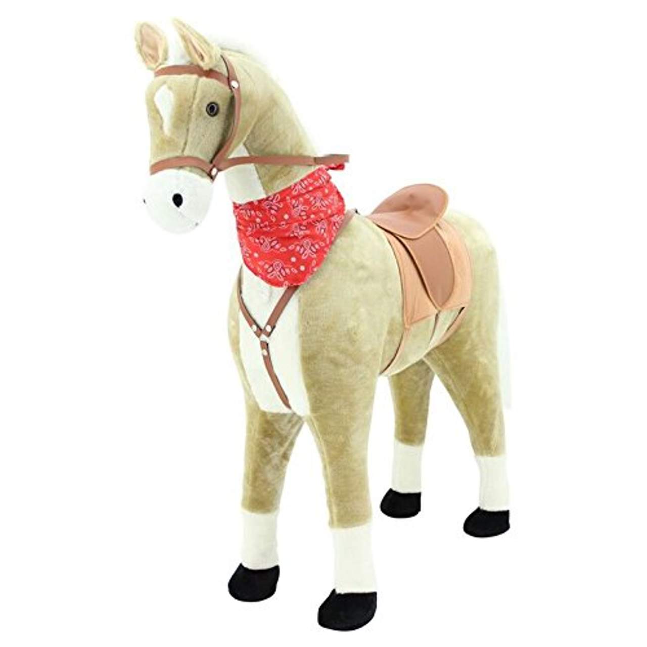 Sweety Toys 10363 Stehpferd Haflinger Reitpferd Standpferd beige