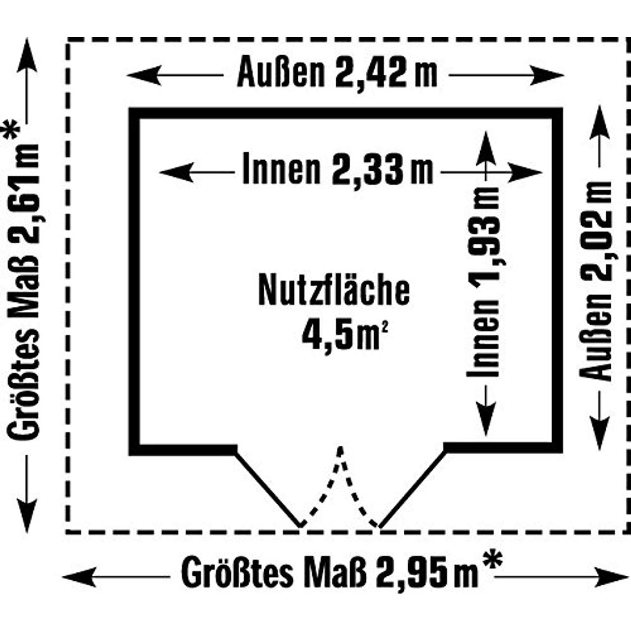 Ondis24 Grosfillex hochwertiges stabiles Gartenhaus Basic Home